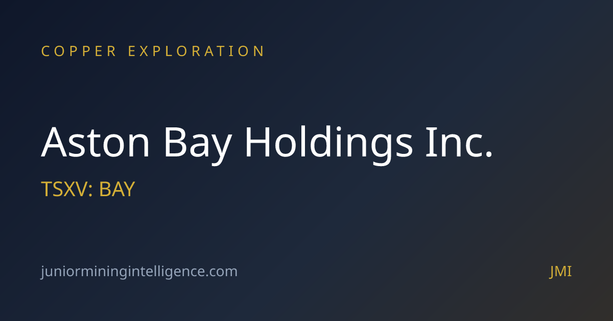 Aston Bay Holdings Inc. (TSXV: BAY) Stock, News & Projects
